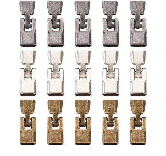 Ferramenta per serraggio - 15 set - Finestra 34 mm - Acciaio inox/Antico bronzo/Argento placcato