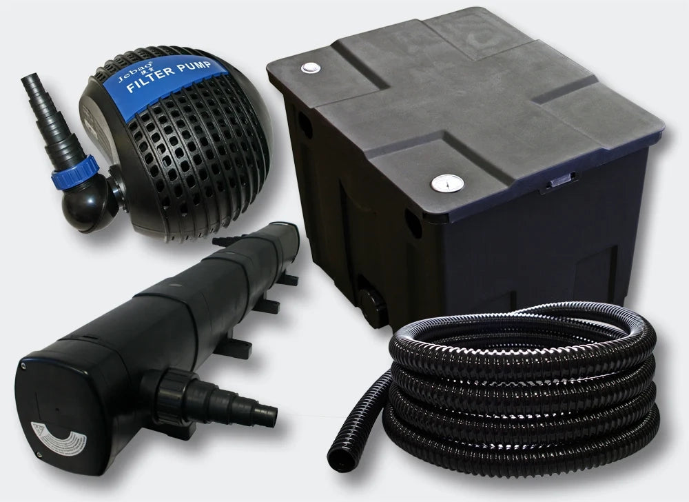 Kit di filtrazione per laghetto da 12000 litri sterilizzatore UVC da 72 watt pompa 4216492