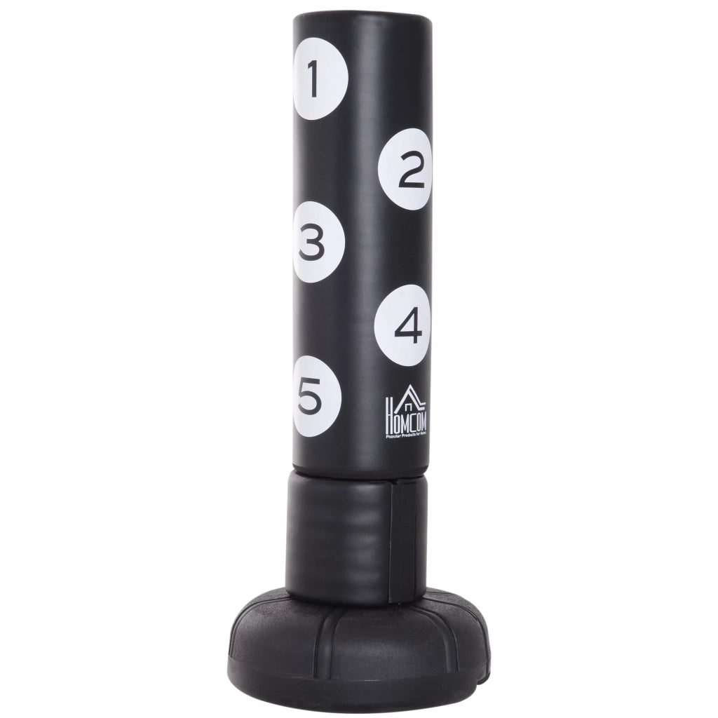 Sacco da boxe con supporto ¨C zephmum ¨C nero 176 cm