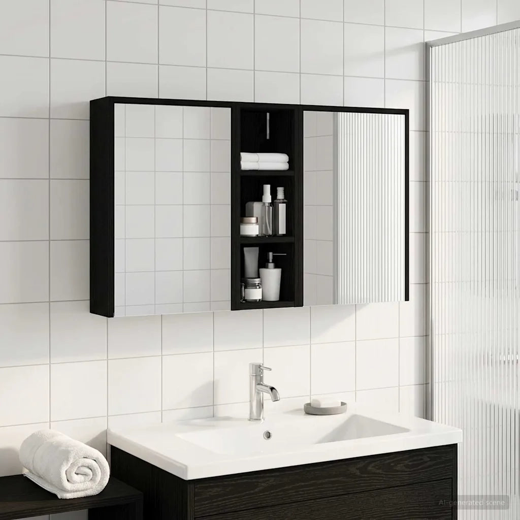 Set di Armadi da Bagno 3 pcs 106 x 16 x 62,5 cm 3403793