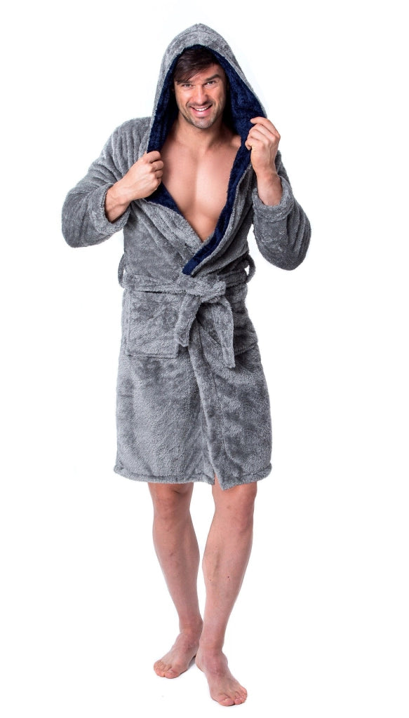 Accappatoio Jordan Grey-navy Men M