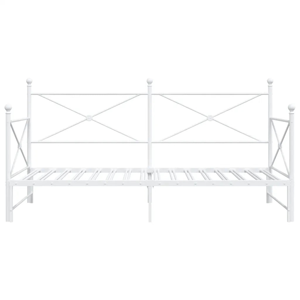 Divano Letto Estraibile senza Materasso 100x190 cm in Acciaio 4104690