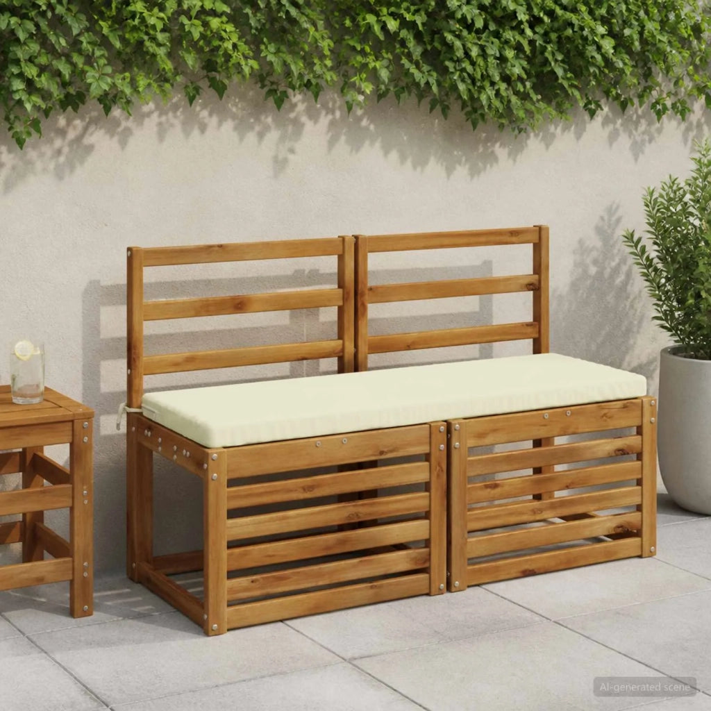 Cuscino per panchina SOEST 100% Poliestere Crema 948882