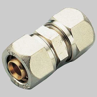 RACCORDO A COMPRESSIONE DIRITTO DOPPIO TIEMME  16 x 16     TIEMME