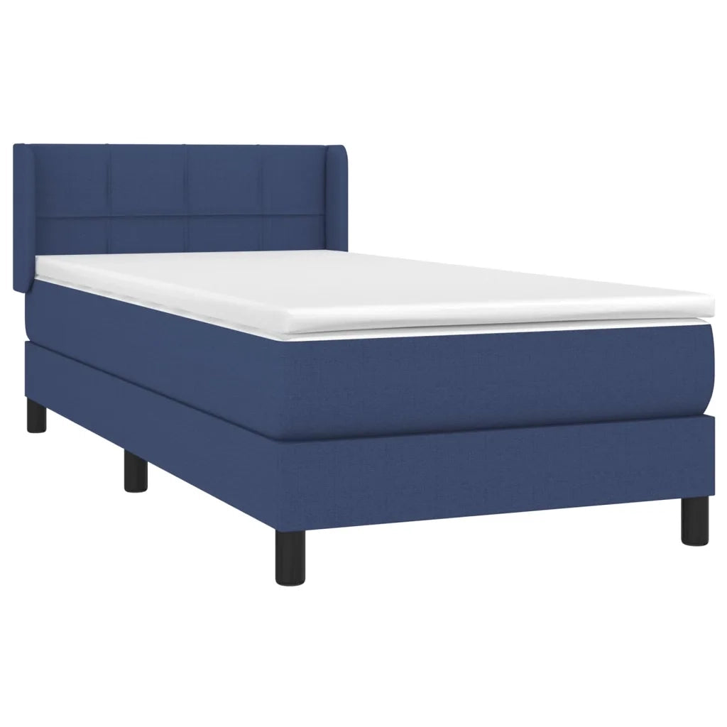 Giroletto a Molle con Materasso Blu 90x200 cm inTessuto 3129687