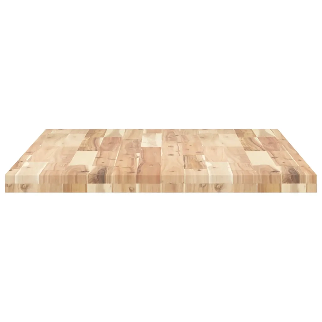 Piano Scrivania Non Trattato 120x70x4cm Legno Massello Acacia 3279745