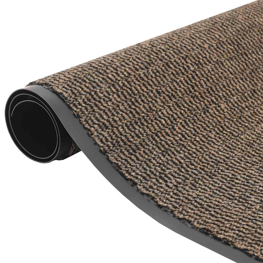 Zerbino antiscivolo di design marrone per interni ed esterni 60 x 180 cm in PP marrone 02_0058129