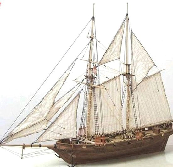 Set di costruzione in legno di una nave a vela - Imbarcazione da assemblare - Decorazione - Giochi - Adatto a tutti i sessi - Facile da montare - Modello di nave