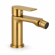 Miscelatore Rubinetto Oro Opaco Monocomando Ottone  Aeratore Orientabile 94018