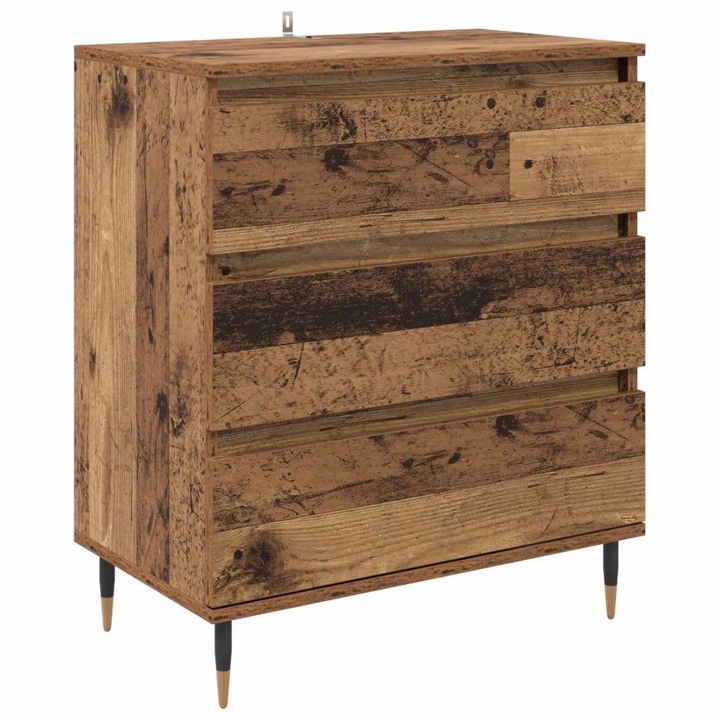 Credenza | Madia | Buffet da pranzo | Armadio da pranzo Legno vecchio 60 x 35 x 70 cm Legno multistrato