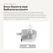 Beugello per porta bagno in acciaio inox - Beugello per porta vetrata - Resistente allo shock - Anticorrosione - Installazione facile - Progettazione elegante