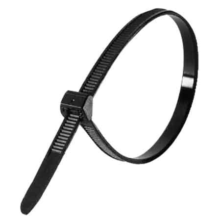 FASCETTA DI CABLAGGIO 3,6x290 mm - Nera - 100 pezzi- IDEAL STAR