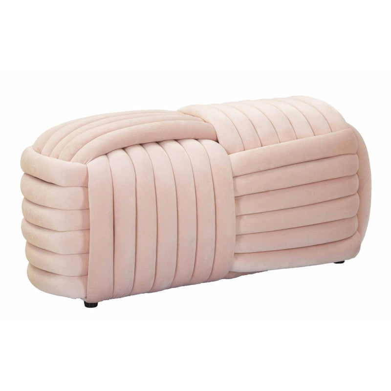 Panca Softy Rosa cm 90x45x45