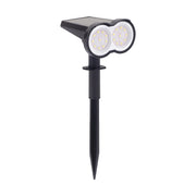 Faretto solare da terra nero LED 0,8W IP44 DUAL Struhm