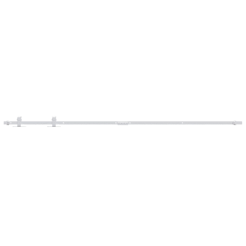 Kit Mini Anta Scorrevole in Acciaio al Carbonio Bianco 183 cm CFW3658172