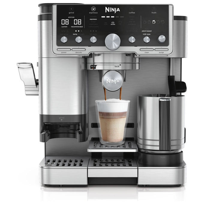 Ninja Macchina da Caffe' Automatica-Manuale ES701EU 2 Litri Nero Acciaio