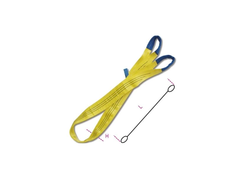Fascia di sollevamento Betafer Robur 8156 4-T2 alta tenacità 2 strati 3000Kg - 6 metri
