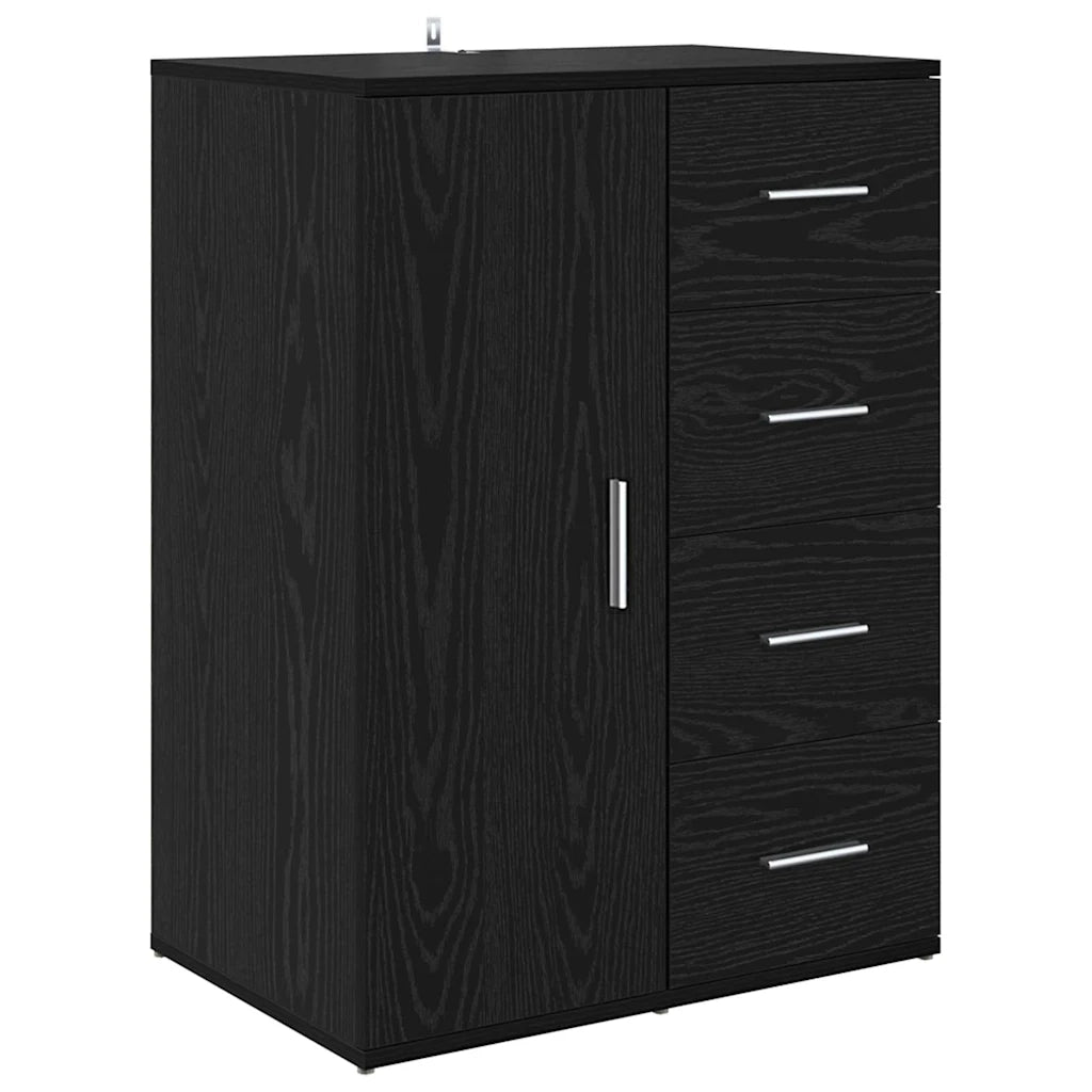 Credenza | Sideboards Corona 2 pcs Rovere Nero 59 x 39 x 80 cm