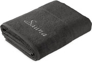 Asciugamano per sauna 100% cotone - 80x200 cm - Pluizioso - Rapido assorbente - Sostenibile - Effetto massaggiante - Asciugamano per bagno