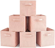 Set di 6 contenitori a cassetti in legno, opacchi, opachi, pianta di dogwood