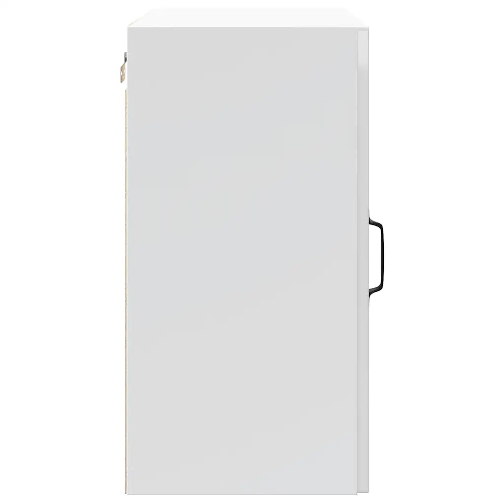 Pensile da Cucina-Mobile Cucina da Parete Lucca Bianco Lucido in Legno Multistrato 866530