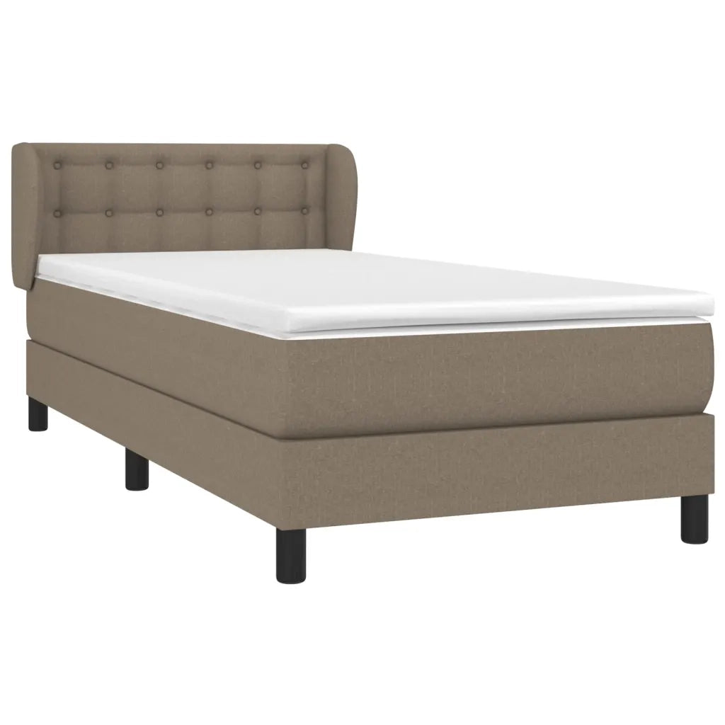 Giroletto a Molle con Materasso Tortora 90x200 cm inTessuto 3126537