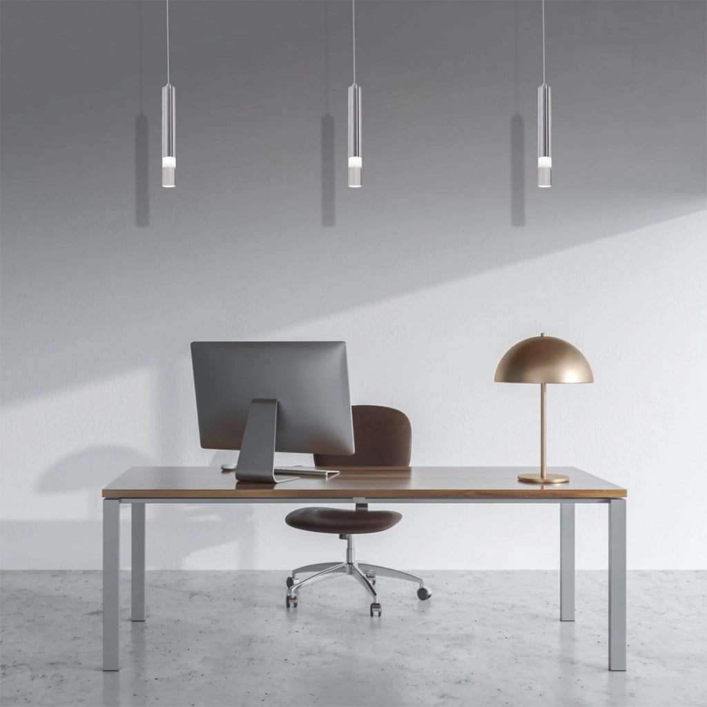Lampada sospensione LED Milagro ICE ML321 cromo 5W