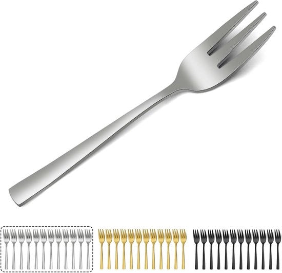 Vorpaline per dessert - 12 pezzi - acciaio inossidabile - 14,1 cm