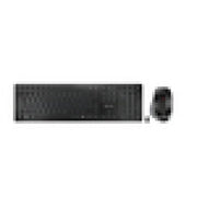 Cherry dw 9500 slim tastiera mouse incluso universale rf senza fili + bluetooth qwertz tedesco nero, grigio - 149613
