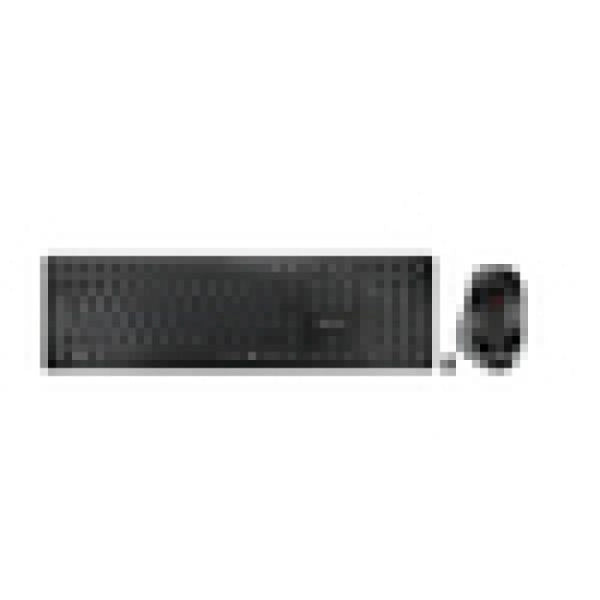 Cherry dw 9500 slim tastiera mouse incluso universale rf senza fili + bluetooth qwertz tedesco nero, grigio - 149613