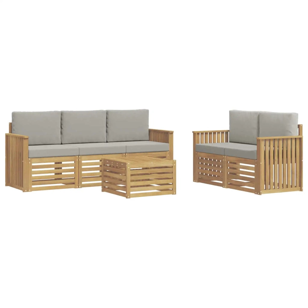 Set divani Legno di Acacia Massello 3391391