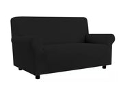 Copridivano Elasticizzato Antimacchia Modello Zeno Colore Nero - Poltrona - Nero