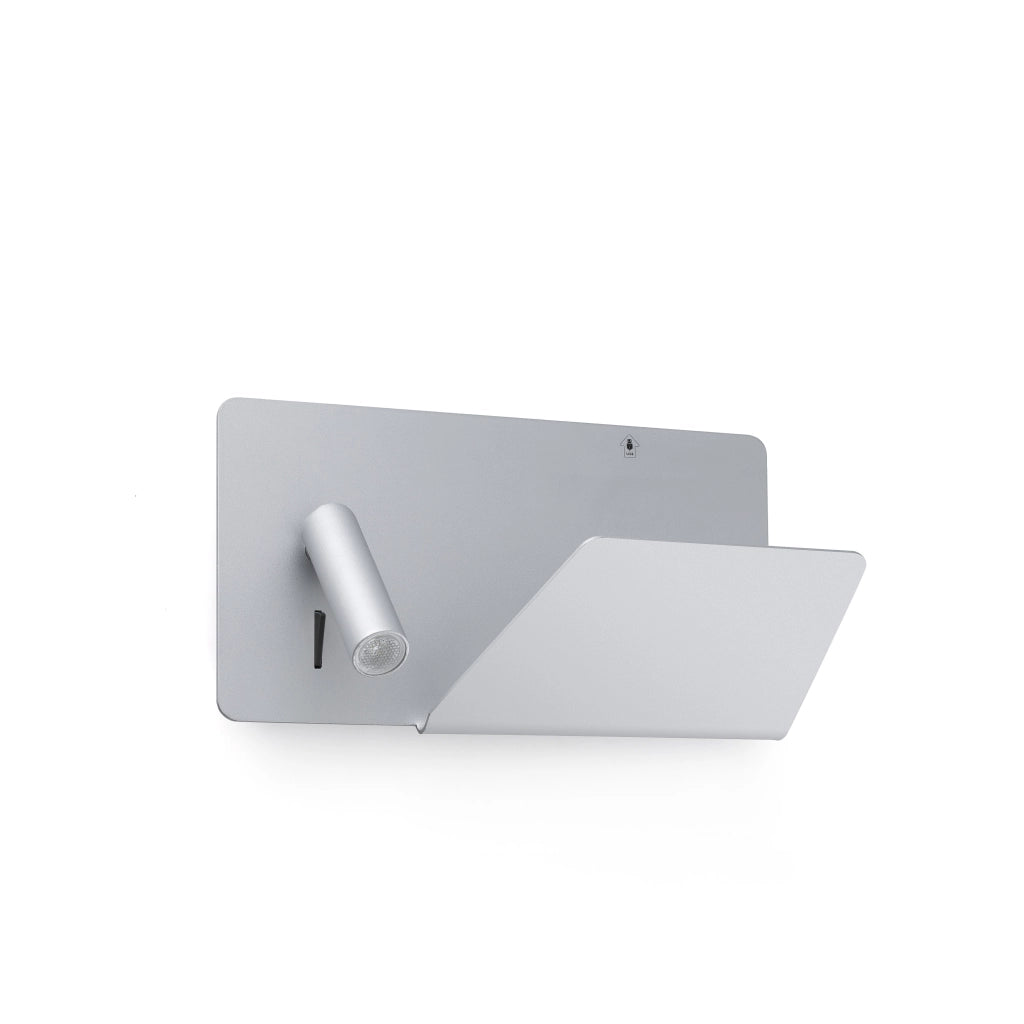 SUAU DX LED, Applique con USB, Faro Barcelona