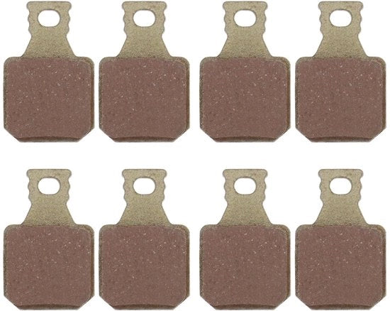 Blocchi freno bicicletta 4 pezzi, blocchi freno a disco - MT5, MT5E, MT7, MT Trail type 8.1, SH901, M5, M7 - Componenti metallici sinterizzati per biciclette - Compatibili con - Nero