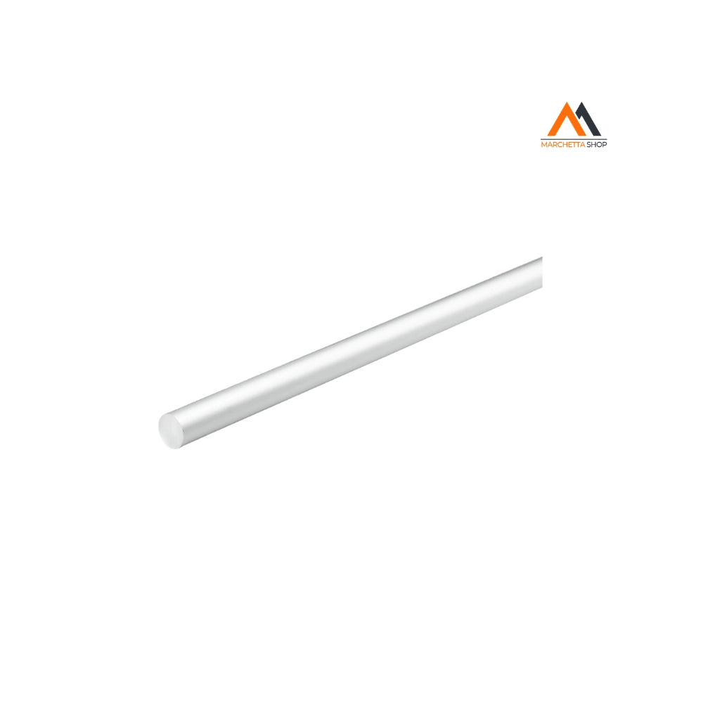 TONDO PIENO 8 ALLUMINIO OX ARGENTO 2 MT