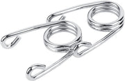 Accessori per Chopper - Veri per Zoccoli - Tipo Viti con Forbici Robuste - Materiale Ghiaccio/Argento - Veri per Zoccoli 3.5 pollici - Adatto per Honda/Kawasaki