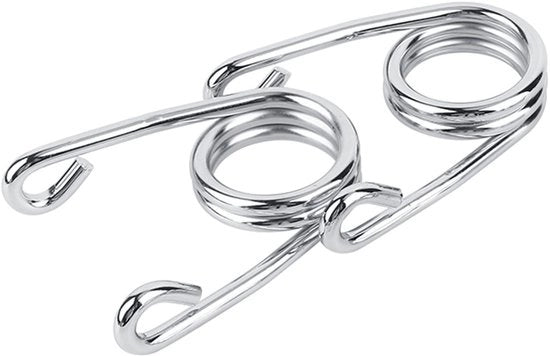 Accessori per Chopper - Veri per Zoccoli - Tipo Viti con Forbici Robuste - Materiale Ghiaccio/Argento - Veri per Zoccoli 3.5 pollici - Adatto per Honda/Kawasaki