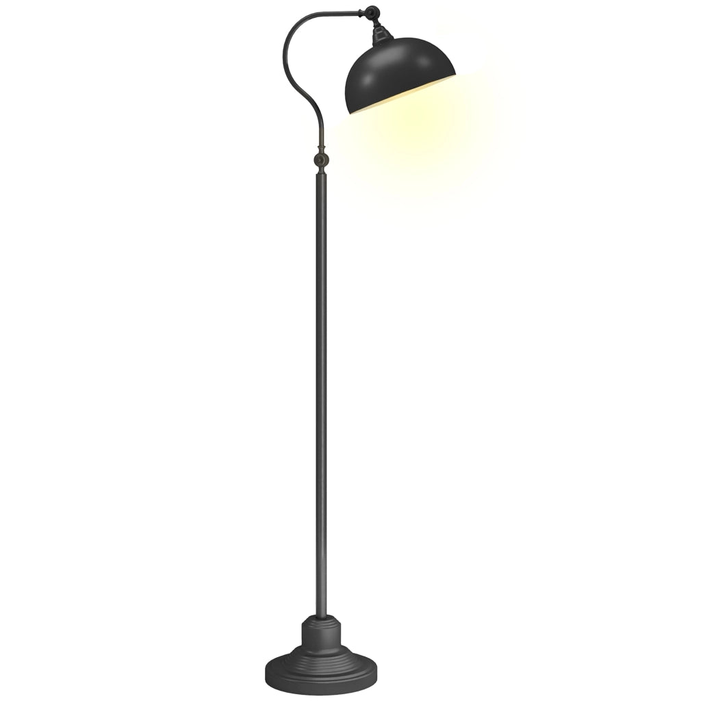 Lampada da terra ad arco orientabile 180¡ã ¨C Xylo ¨C Nero 42x25,5x152cm