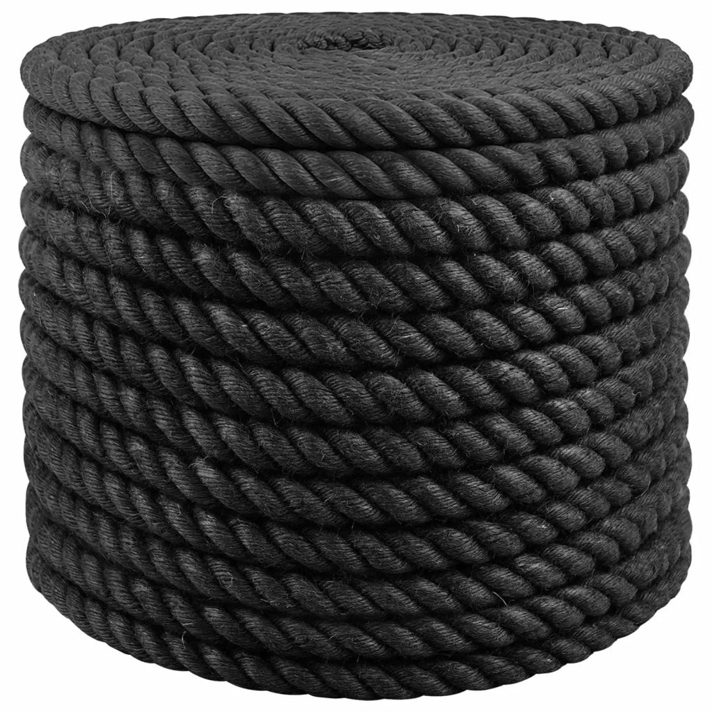Corda di Juta 24 Nero 100% juta Tossa 42011631