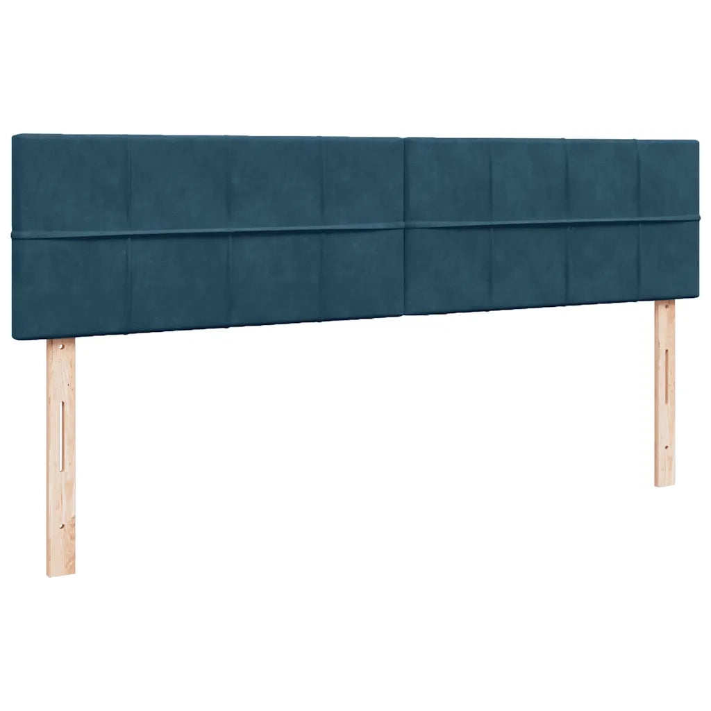 Struttura Letto Pouf con Materasso 200x200 cm in Velluto
