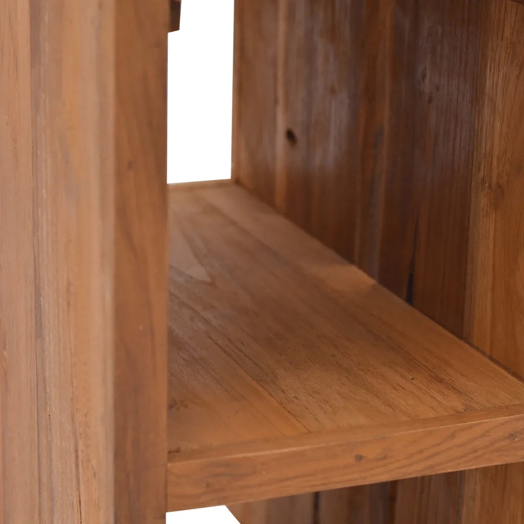 Comodino 20x35x50 cm in Legno Massello di Teak 326122