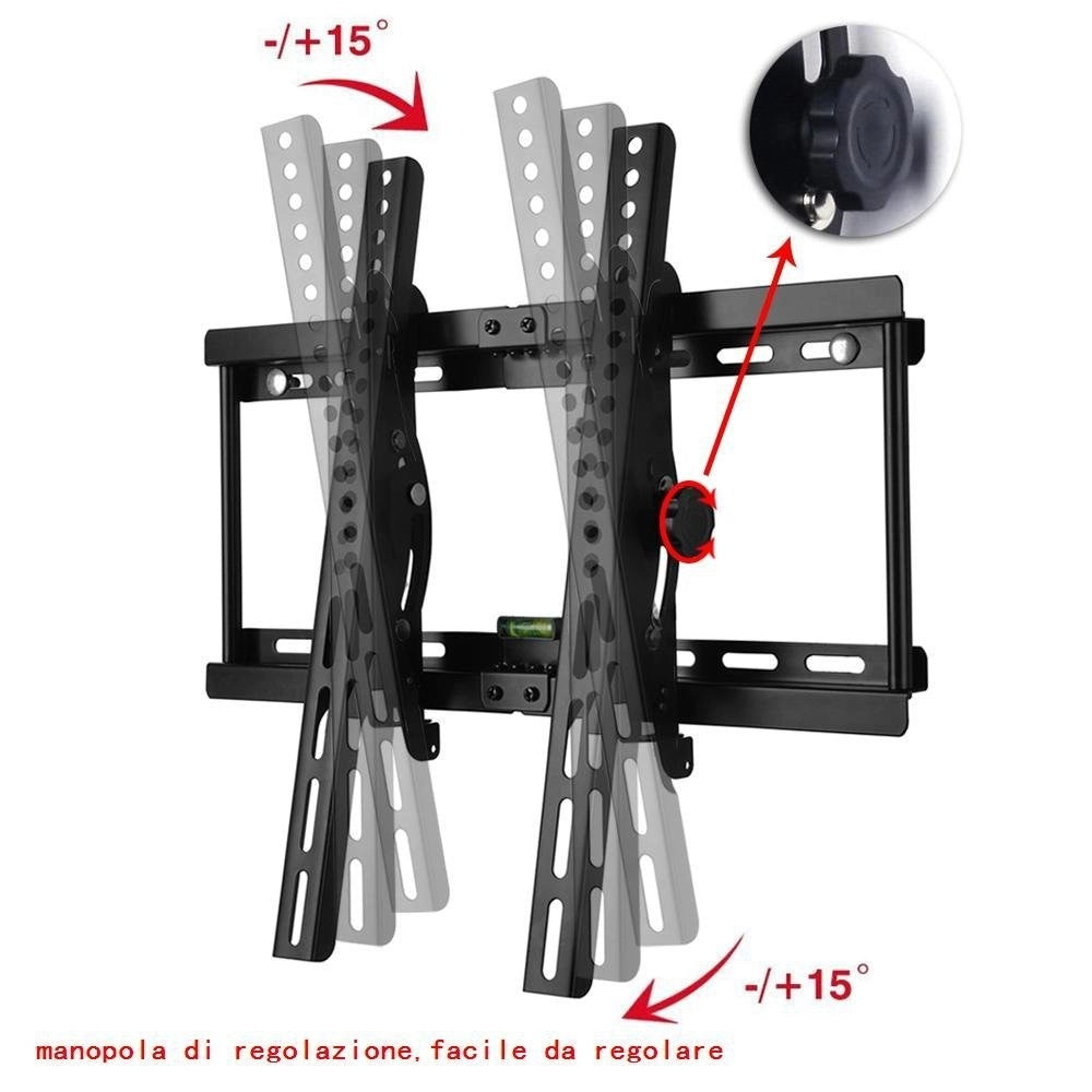 Trade Shop - Staffa Tv Fissa Supporto A Parete Per Televisione Televisore Da 23 A 42 Pollici -