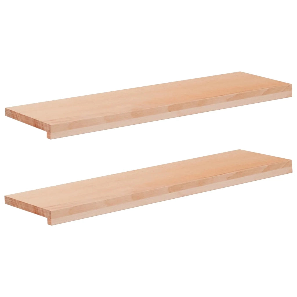 Tappeti per scale 2 pz 100 x 25 x 2 cm Naturale 3446115