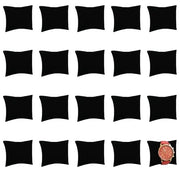 Kit di sostegno per cuscini da 20 pezzi - Nero - 7 x 8 cm - Leggero - Duraturo - Molto morbido - Cuscino di sostegno per gioielli