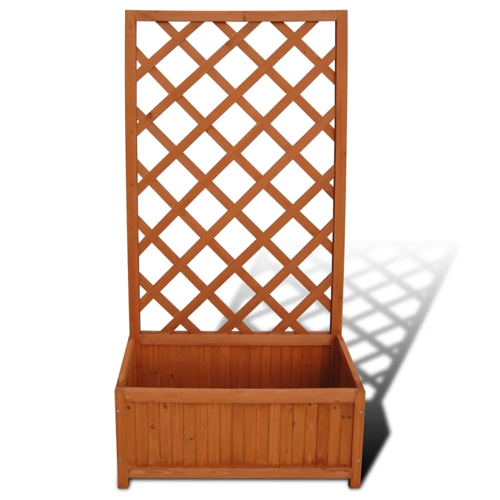 Fioriera con traliccio 70 x 30 x 135 cm 41298
