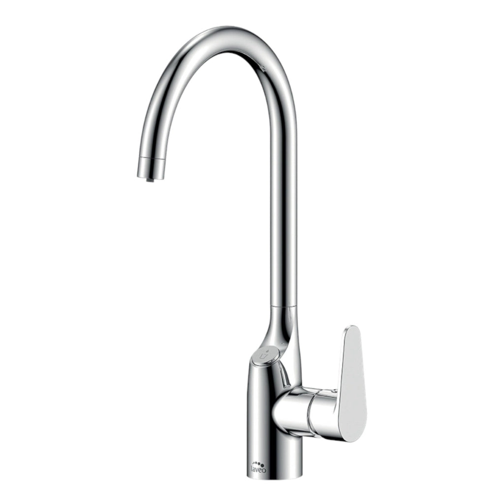 Rubinetto Lavello con Filtro Acqua | Beccuccio a U 360°, Cromato o Nero, Acqua Filtrata Direttamente dal Rubinetto