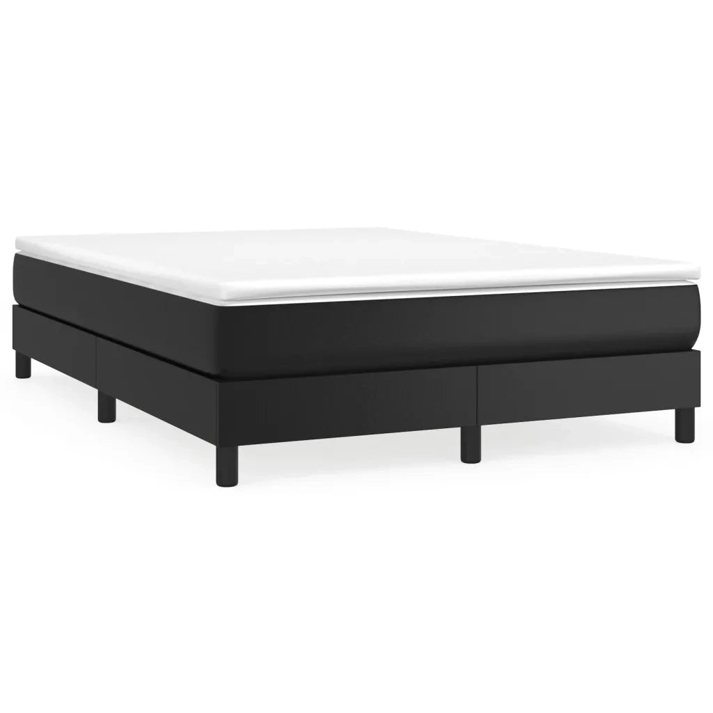 Struttura Letto a Rete a Molle Nero 140x200 cm in Similpelle 3120700