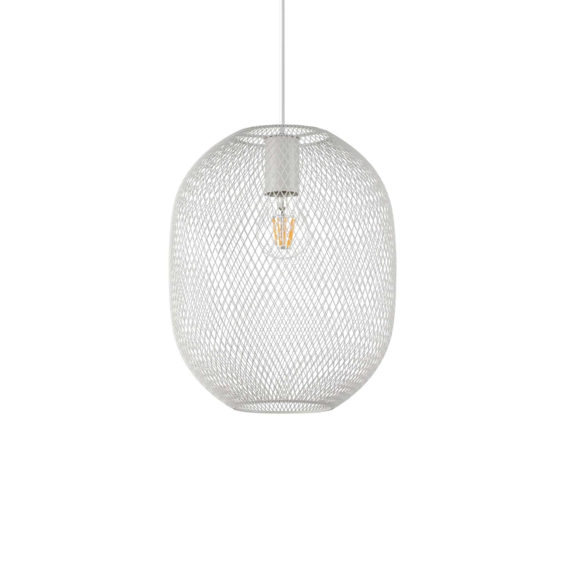 Lampada A Sospensione Net Sp1 D24 Bianco Ideal-Lux