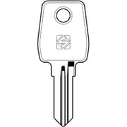 CHIAVE PIATTA LEF LF57 SILCA - OTTONE NICHELATO- 10 pezzi