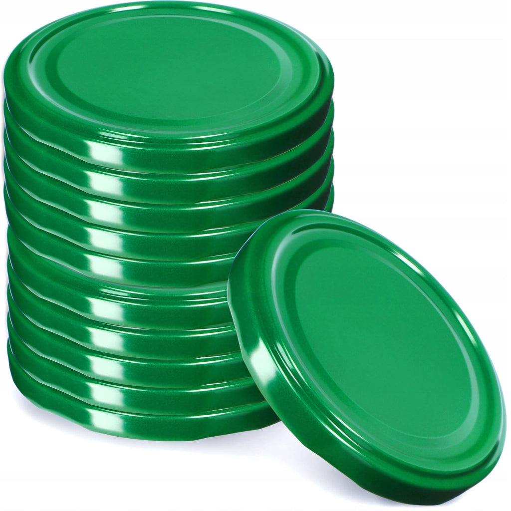 Tappi KADAX per barattoli, diametro 100 mm, coperchi per barattoli di conserve, 10 pezzi.
